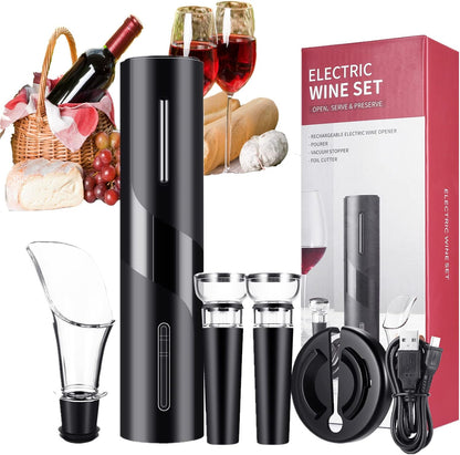 Electric Wine Opener Set