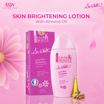 Fair & White So White Lait Skin Perfector Lotion - 500ml