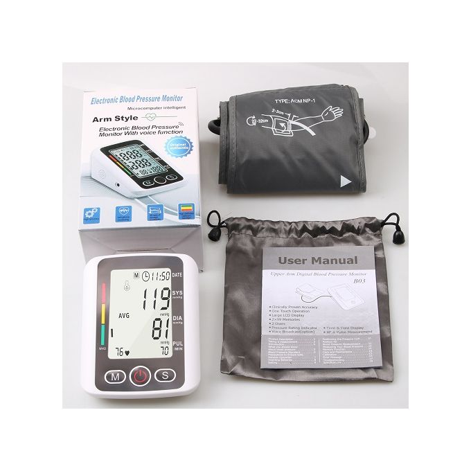 Digital Blood Pressure Monitor – Wrist/Arm Type