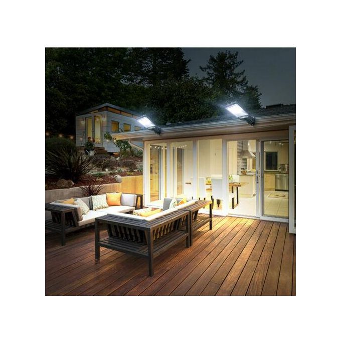 Jingxin LED Solar Flood Light – Motion Sensor Security Wall & Yard Lamp