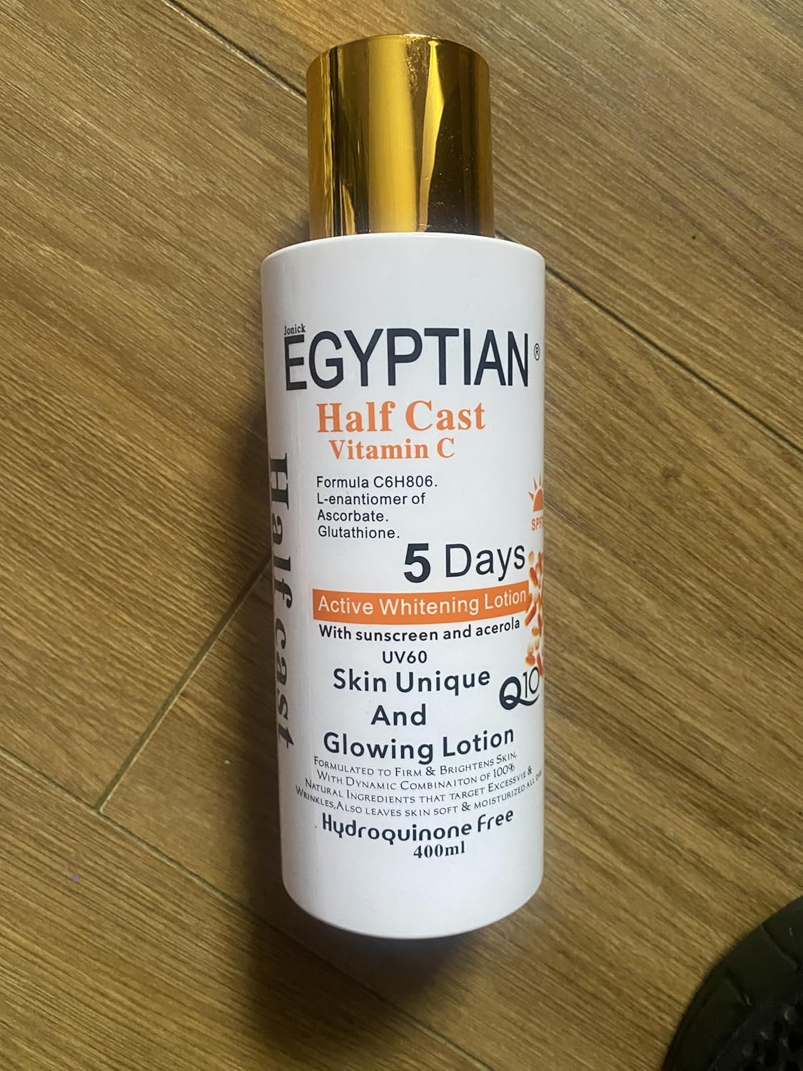 Egyptian Half Cast Vitamin C 5 Days Active Whitening Body Lotion – 400ml