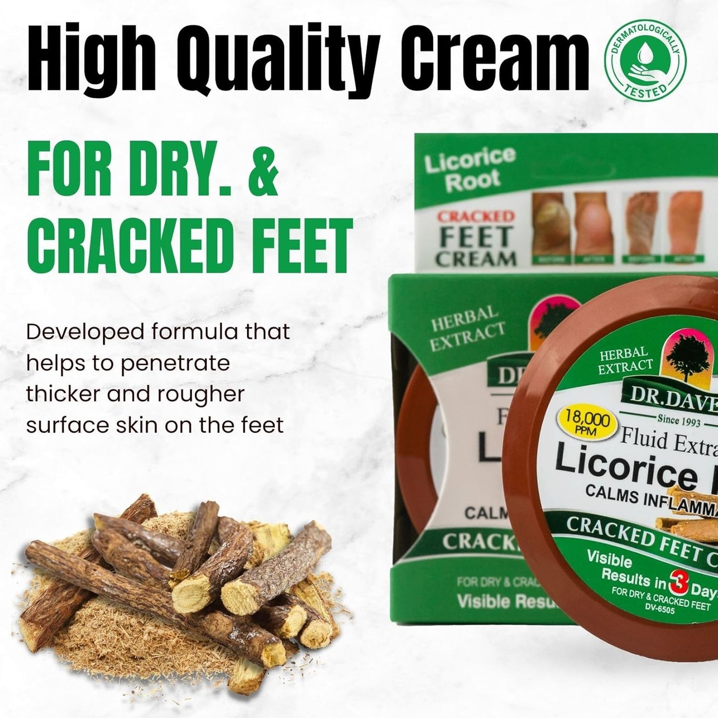 Dr. Davey Licorice Root Feet Repair Cream