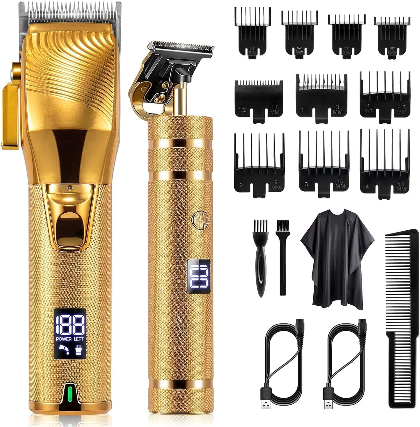 Carving Hair Clipper Professional Hair Cutting Machine Barber Rechargeable Hair Trimmer Metal Haircut Machine Clipper for Men