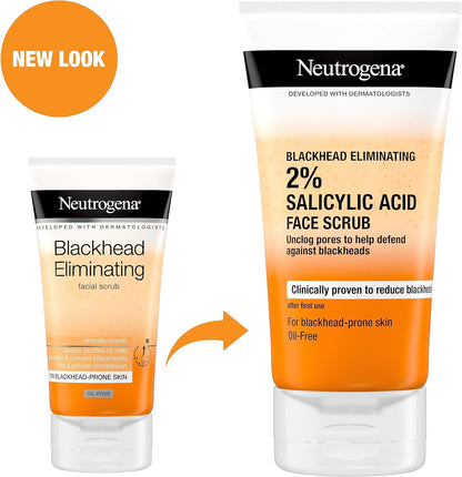 Neutrogena blackhead eliminating facial scrub