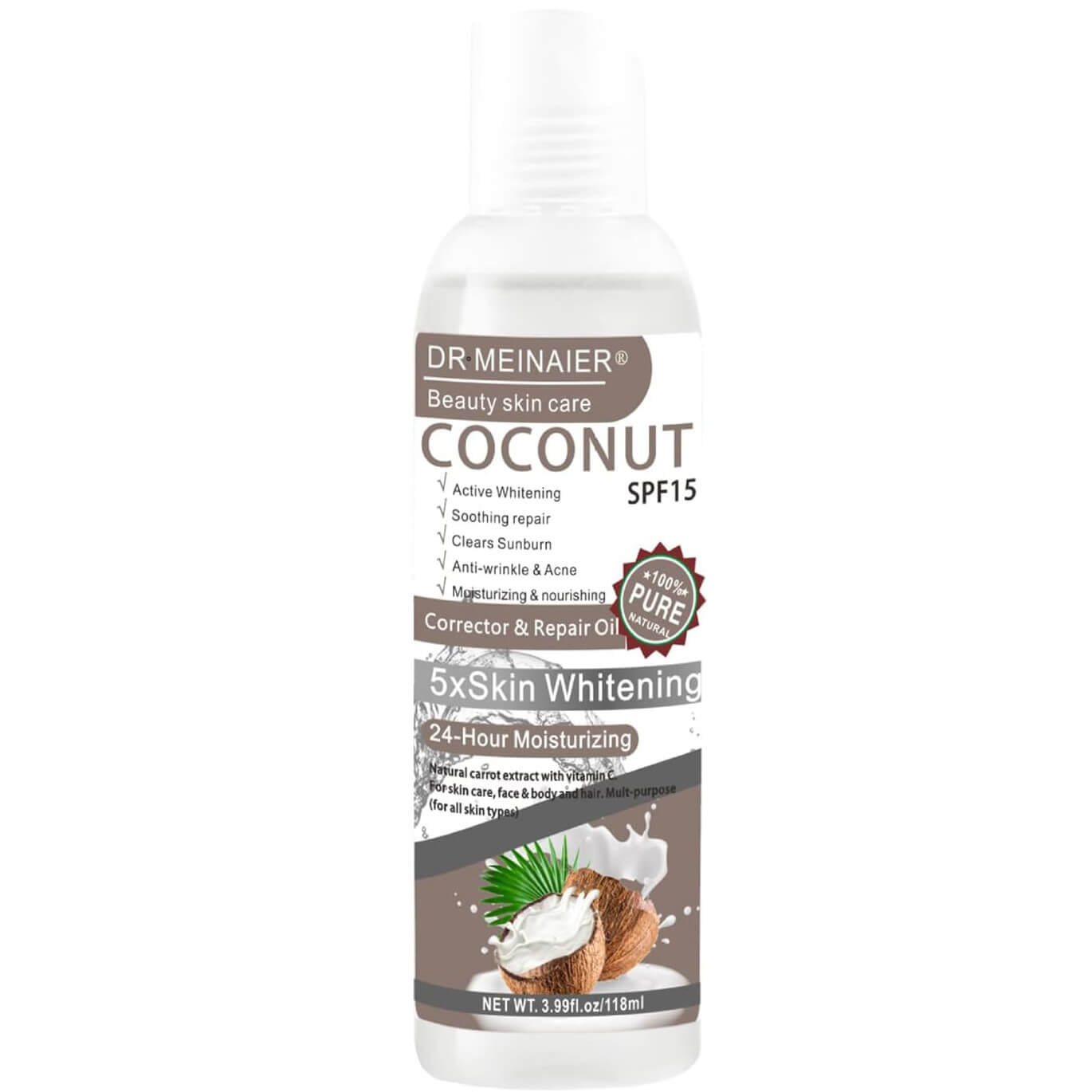 Dr. Meinaiér Coconut Oil Skin Corrector & Repair Oil SPF 15