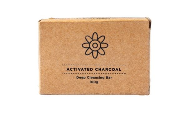 The Natural Mums  Activated charcoal soap 100g