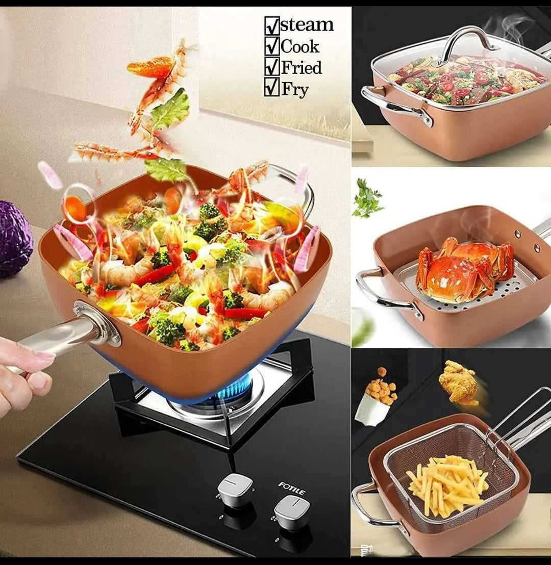 Multipurpose Copper pan