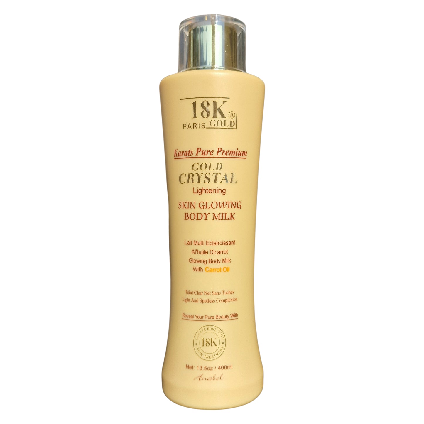 18K Paris Gold Lighten Skin Glowing Body Milk