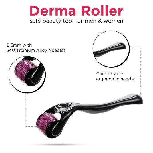 Derma Roller 0.5mm – 540 Titanium Alloy Needles