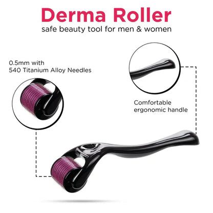 Derma Roller 0.5mm – 540 Titanium Alloy Needles