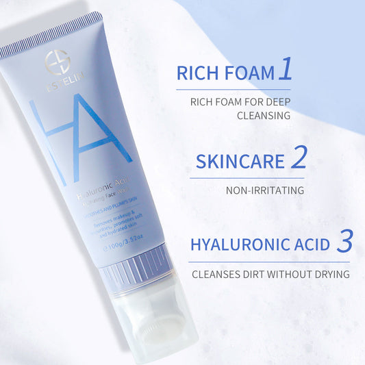 Estelin Hyaluronic Acid Hydrating Face Wash (100g)