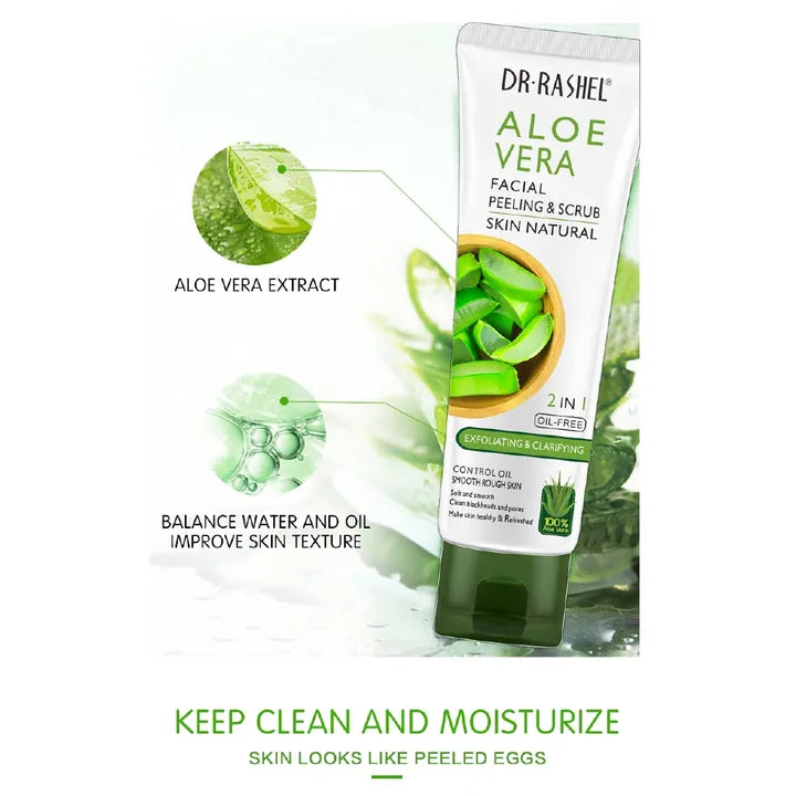 Dr. Rashel Aloe Vera Facial Peeling & Scrub