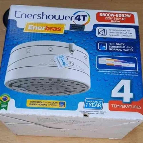 Enerbras Enershower 4T Instant Shower Water Heater – For Salty & Normal Water