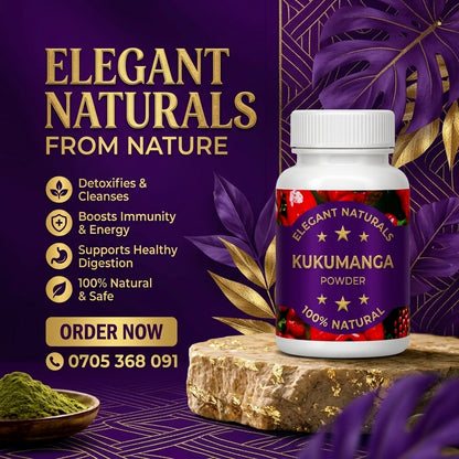 Elegant Natural Kukumanga Powder | KSh 2,449 + FREE Surprise Gift