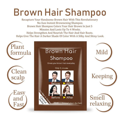 🔥 LIMITED DEAL — Disaar Brown Color Hair Dye Shampoo | Covers Grey Hair in 5 Mins + Colors, Cleanses & Conditions + Ammonia-Free | KSh 2,500