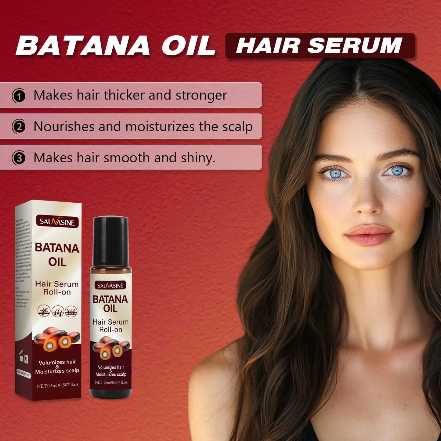 Sauvasine batana oil hair serum roll-on