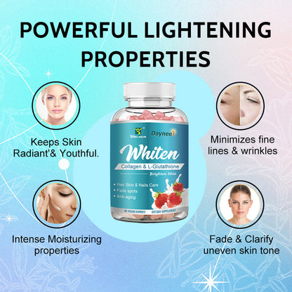 🔥 LIMITED DEAL — Daynee Whiten Collagen & L-Glutathione Gummies | Brightens Skin + Fades Dark Spots + Boosts Collagen | KSh 2,999