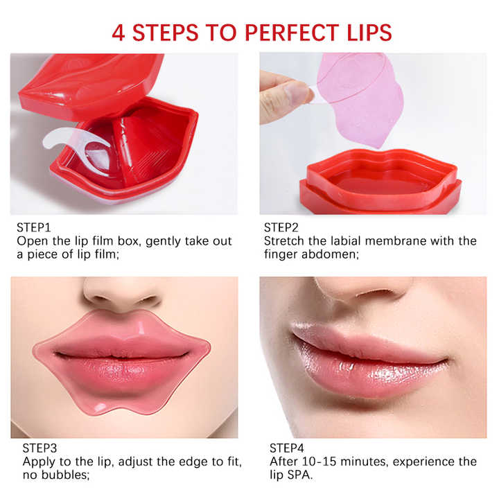 ESTELIN Fascinating Red Hydrogel Lip Mask