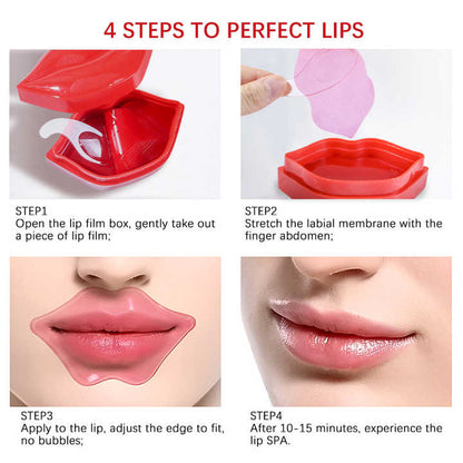 ESTELIN Fascinating Red Hydrogel Lip Mask