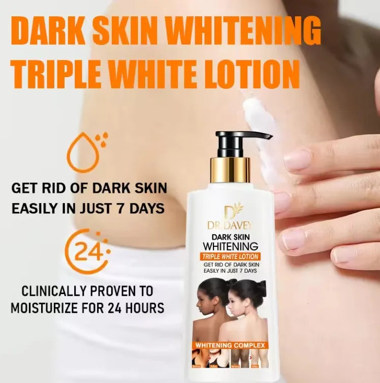 Dr. Davey Dark Skin Whitening Triple White Lotion