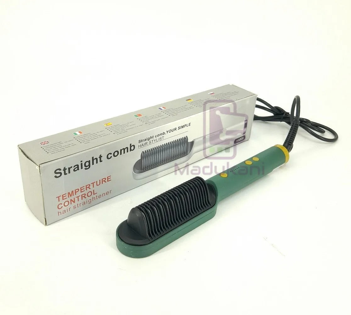 Straight Comb Temperature Control Hair Strengthener