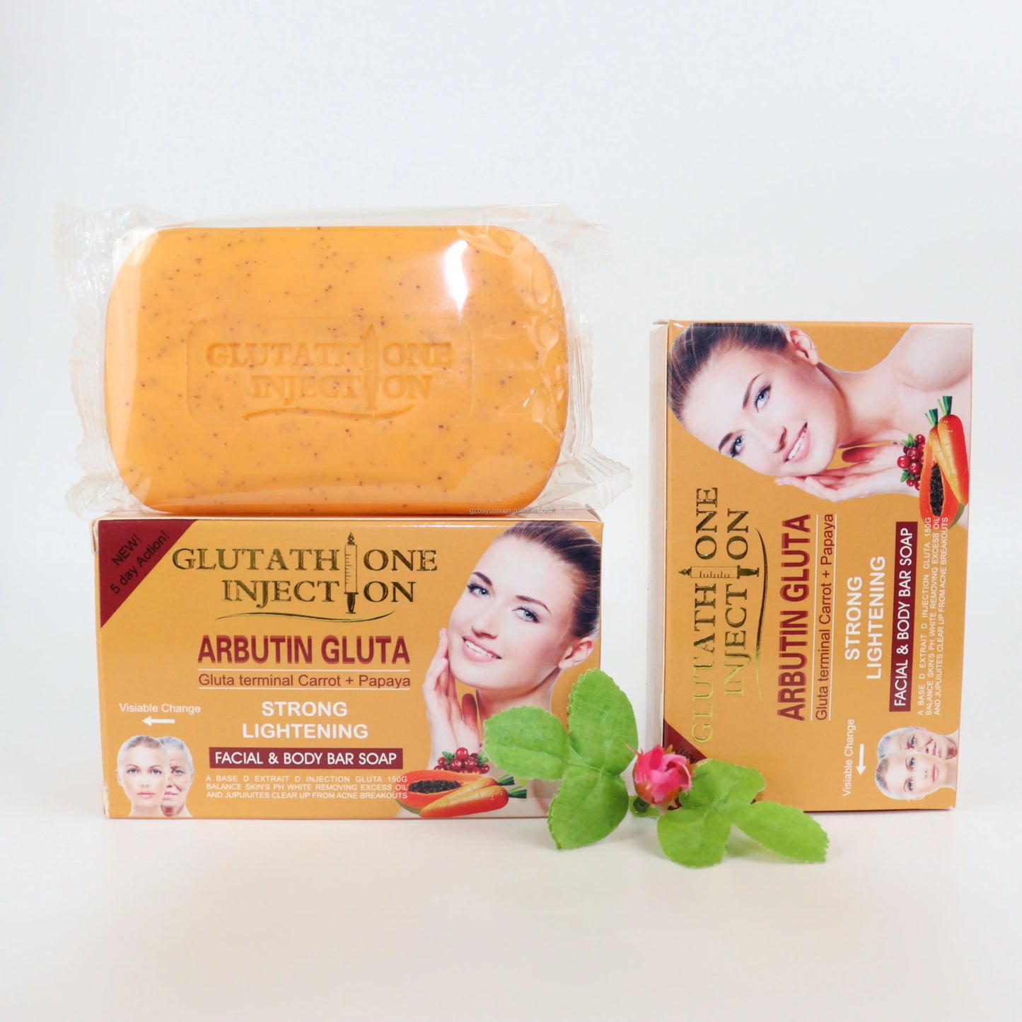 Glutathione Injection Arbutin Gluta Lightening Face and Body Soap (250g)