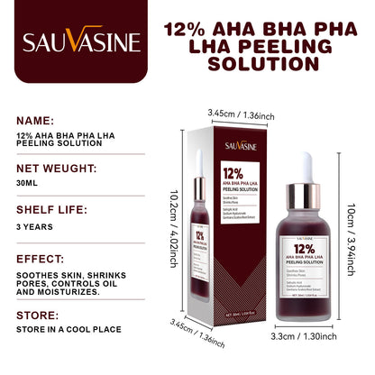 Sauvasine 12% AHA BHA PHA LHA Peeling Solution