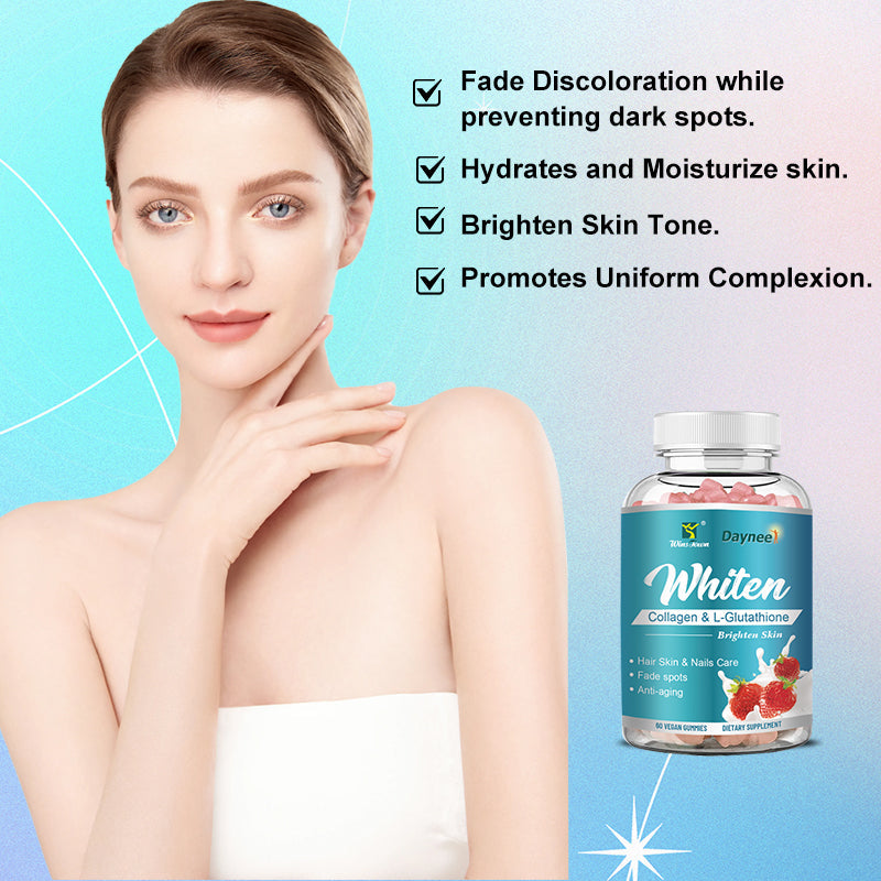 🔥 LIMITED DEAL — Daynee Whiten Collagen & L-Glutathione Gummies | Brightens Skin + Fades Dark Spots + Boosts Collagen | KSh 2,999