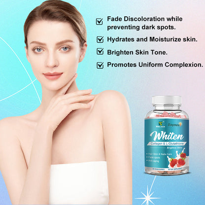 🔥 LIMITED DEAL — Daynee Whiten Collagen & L-Glutathione Gummies | Brightens Skin + Fades Dark Spots + Boosts Collagen | KSh 2,999