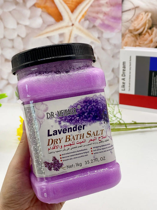 Dr. Meinaier Lavender Dry Bath Salt Exfoliating Body Scrub