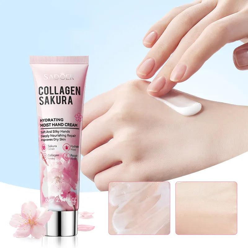 Sadoer Collagen Sakura Hand Cream (60g)