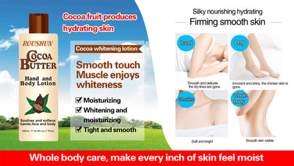 Roushun Cocoa Butter Hand & Body Lotion
