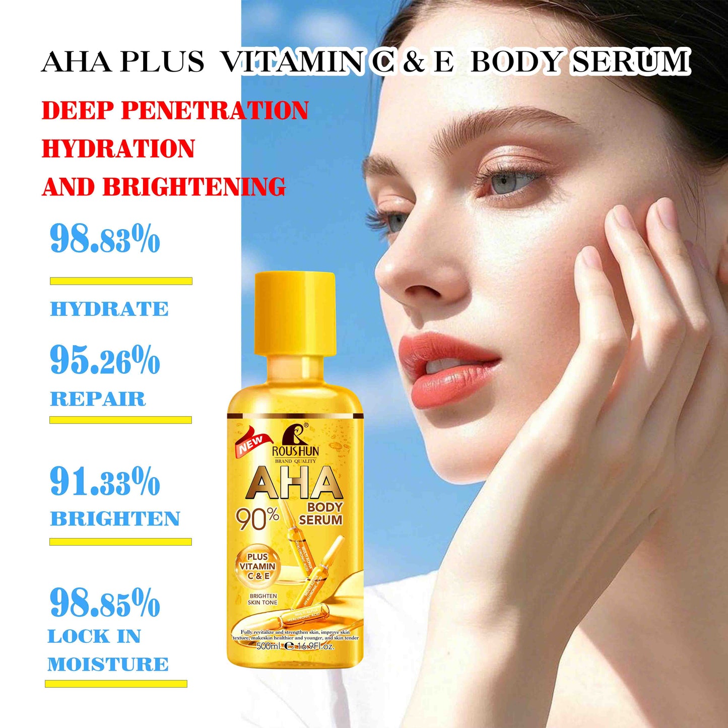 Roushun AHA 90% Body Serum