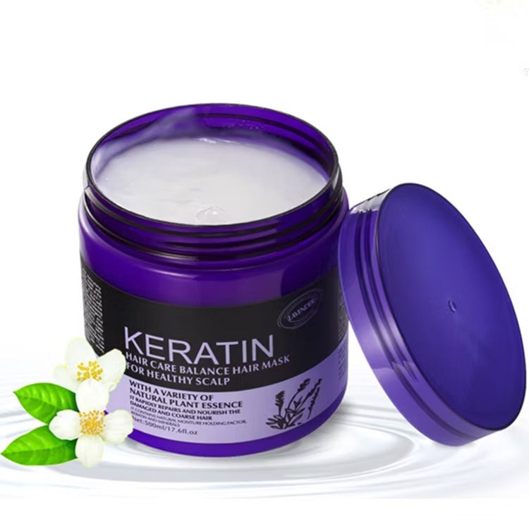 Keratin Hair Care Balance Lavender Hair Mask for Healthy Scalp (1000ml)