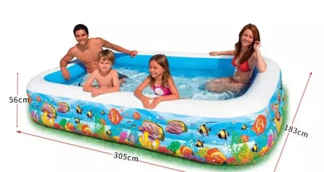 Inflatable swimming pool