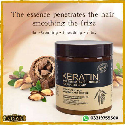 Keratin Hair Care Balance Hair Mask For Healthy Scalp