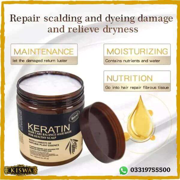 Keratin Hair Care Balance Hair Mask For Healthy Scalp