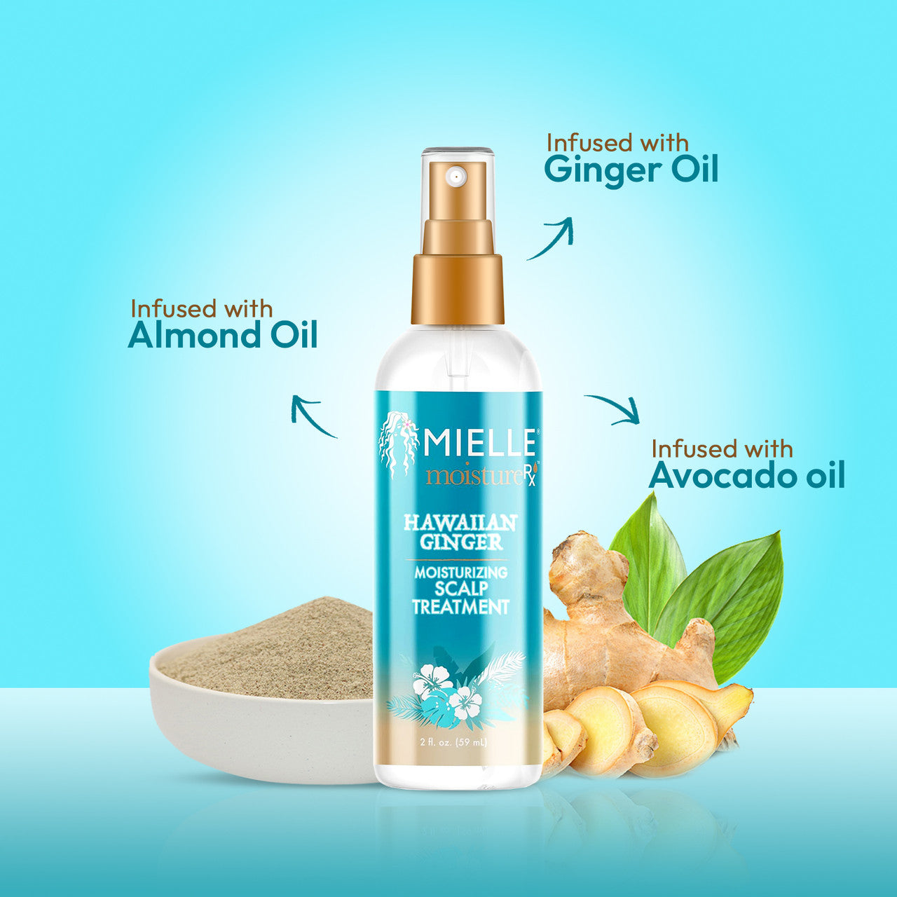 Mielle Moisture-Rx Hawaiian Ginger Moisturizing Scalp Treatment