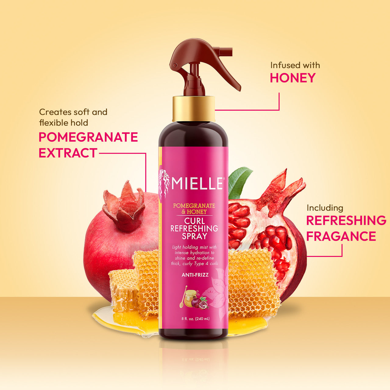 Mielle Pomegranate & Honey Curl Refreshing Spray