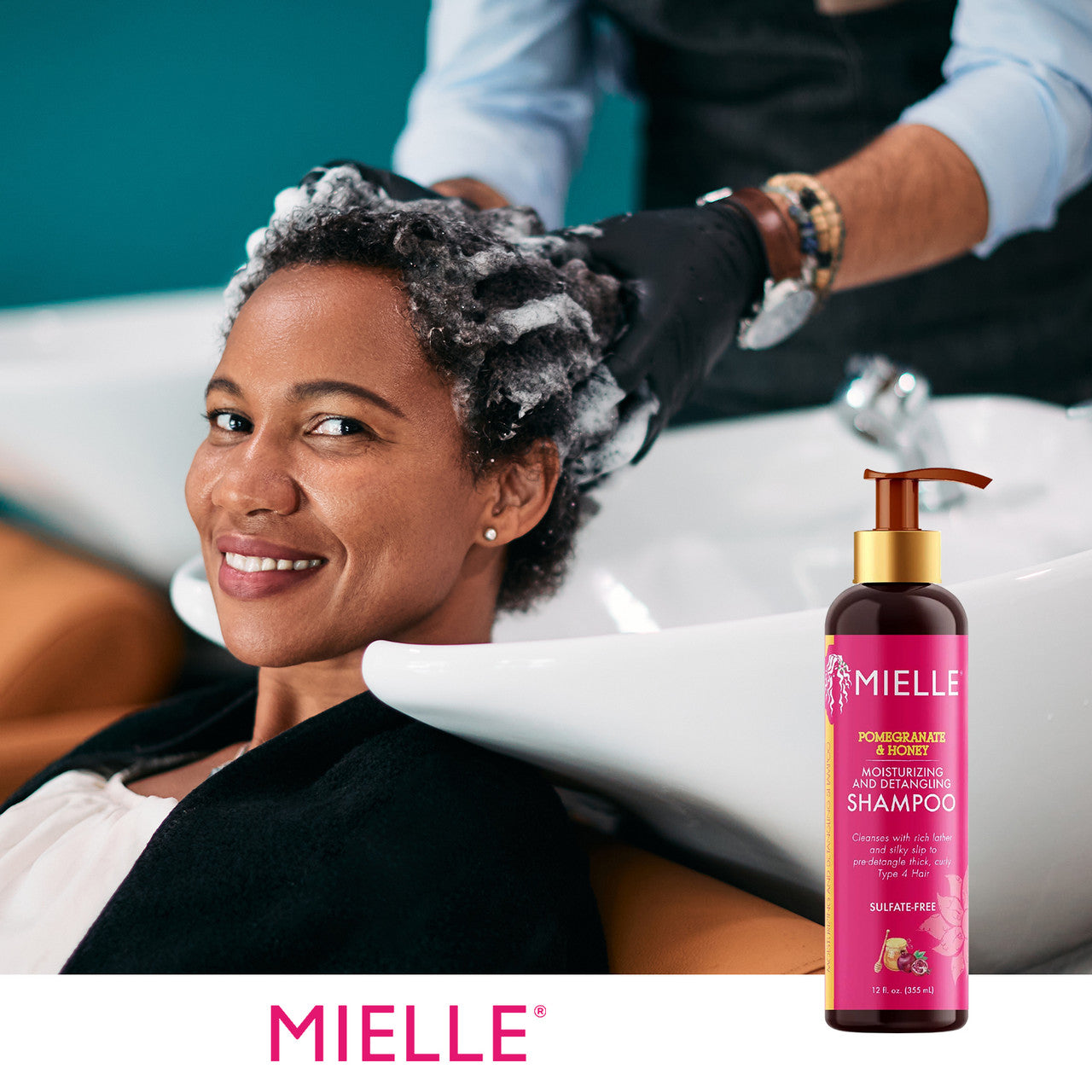Mielle Pomegranate & Honey Moisturizing and Detangling Shampoo