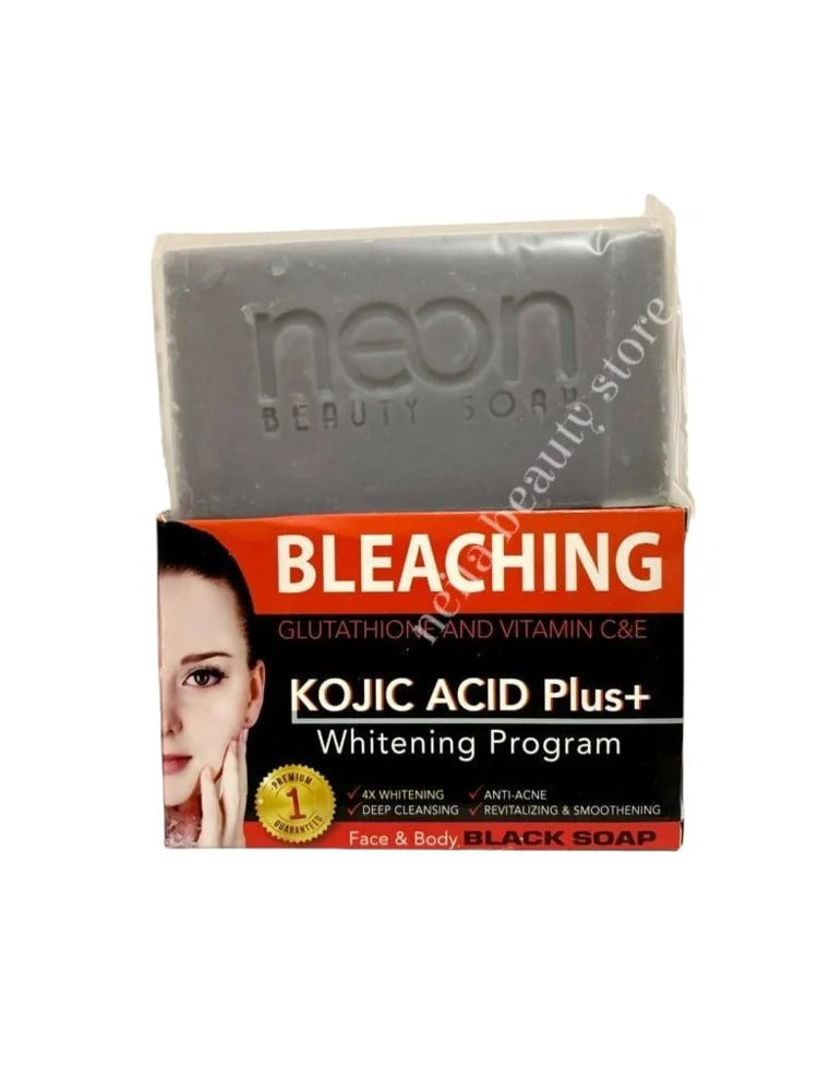 Neon Bleaching Kojic Acid Plus Black Soap