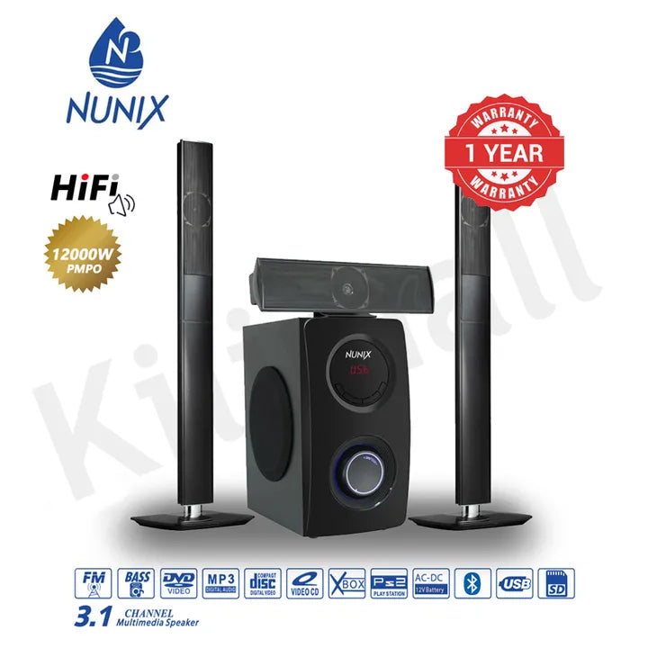 Nunix 3.1 CH NU-M7 Home Theater Speaker System