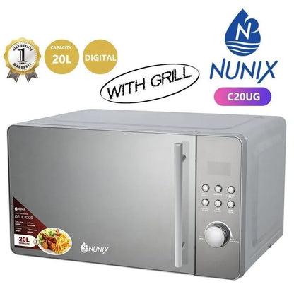 Nunix C20UG Digital Microwave Oven 20L with Grill