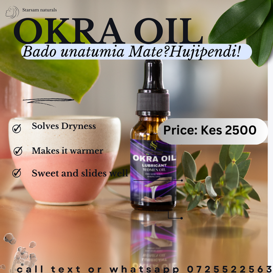 🔥 LIMITED DEAL — Okra Oil Natural Intimate Lubricant | Comfort + Pleasure + Gentle Formula | KSh 1,800 1
