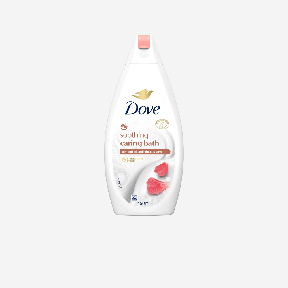 Dove Soothing Almond Oil & Hibiscus Caring Bath – 450ml