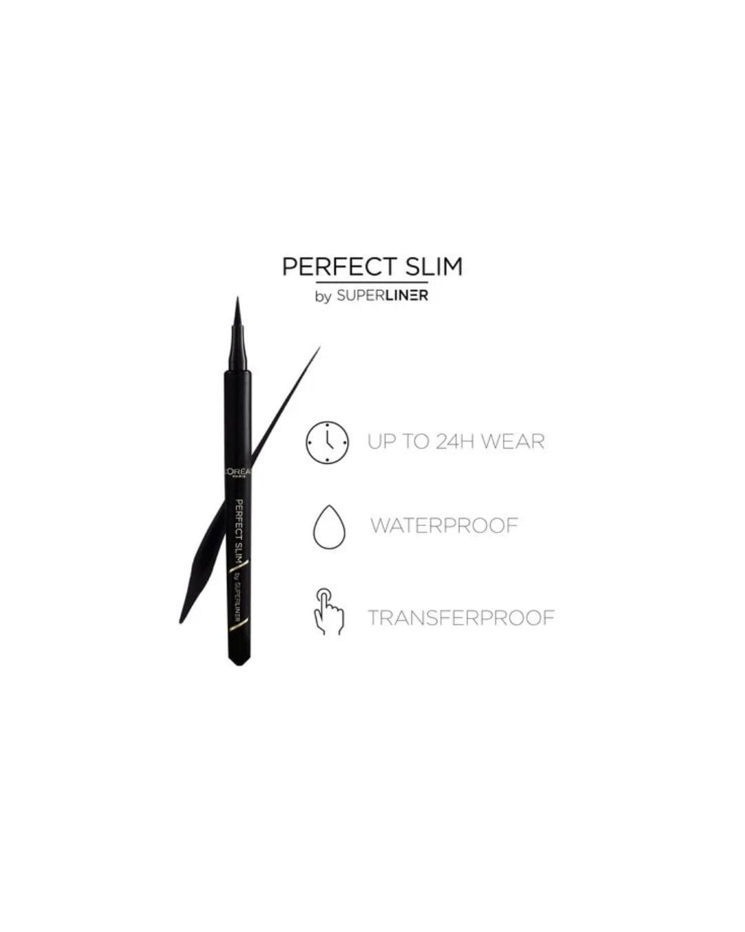L’ORÉAL PARIS  EYELINER  PERFECT SLIM WATERPROOF BLACK