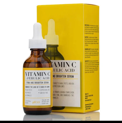 MEDIX 5.5 TUMERIC, VITAMI C , FERULIC ACID Facial Skin Care Booster, Wrinkles, & Fine Lines brightening and glow serum