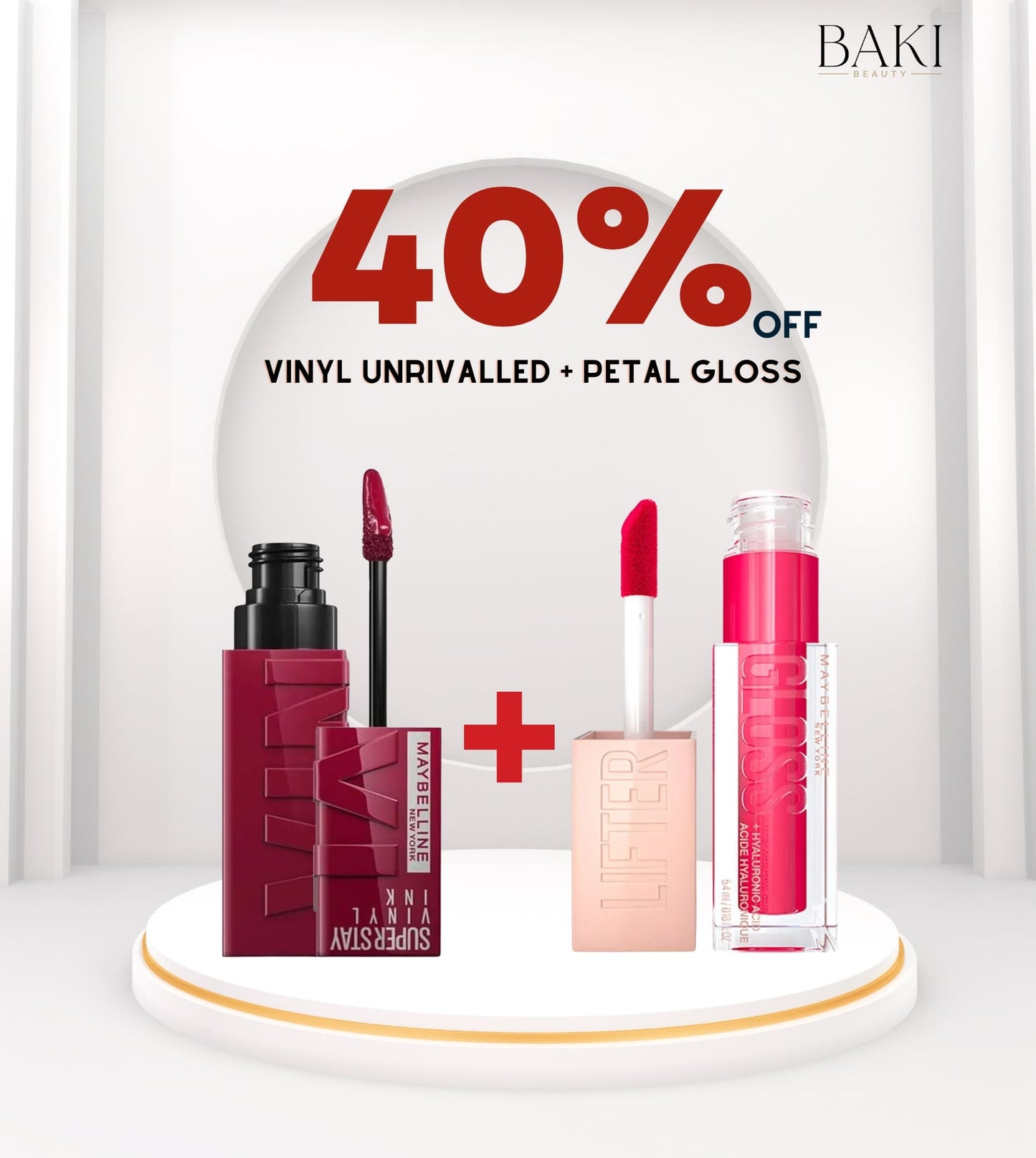 Maybelline Superstay Vinyl Ink 30 Unrivalled + Lifter Gloss Petal Duo