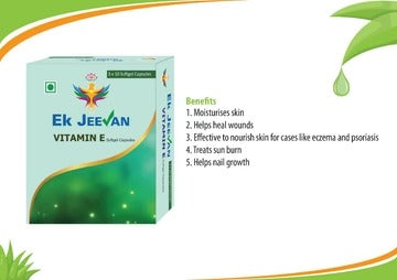 Ek Jeevan Vitamin E Soft Gel Capsules