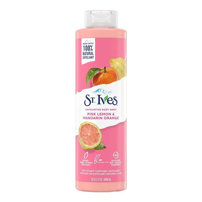 St. Ives Pink Melon & Mandarin Orange Exfoliating Body Wash